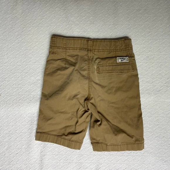 OshKosh B'gosh Navy and Khaki Uniform Shorts with Adjustable Waistband - Picture 3 of 7